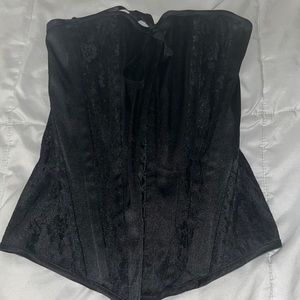 Black corset top Charlotte Russe size small